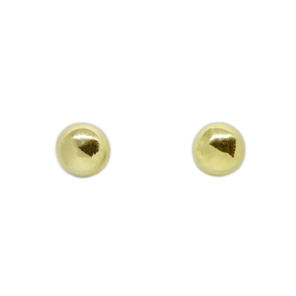 Brinco Bola 10mm em Ouro 18 Kilates - 25364